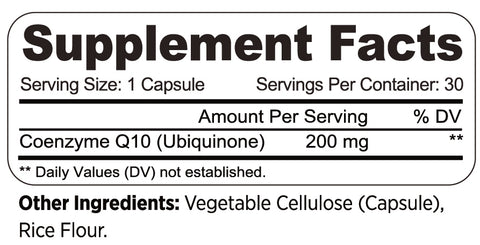 Coenzyme Q-10 200 mg
