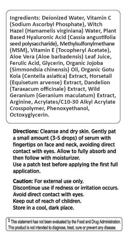 Vitamin C Botanicals Skin Serum 2 fl. oz. / 60 mL