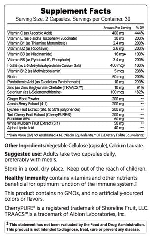 Healthy Immunity Synergy Formula.